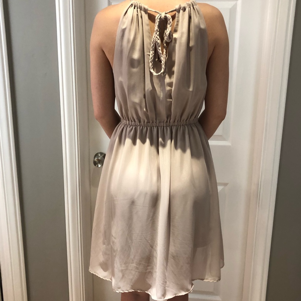 Cream- pinkish dress